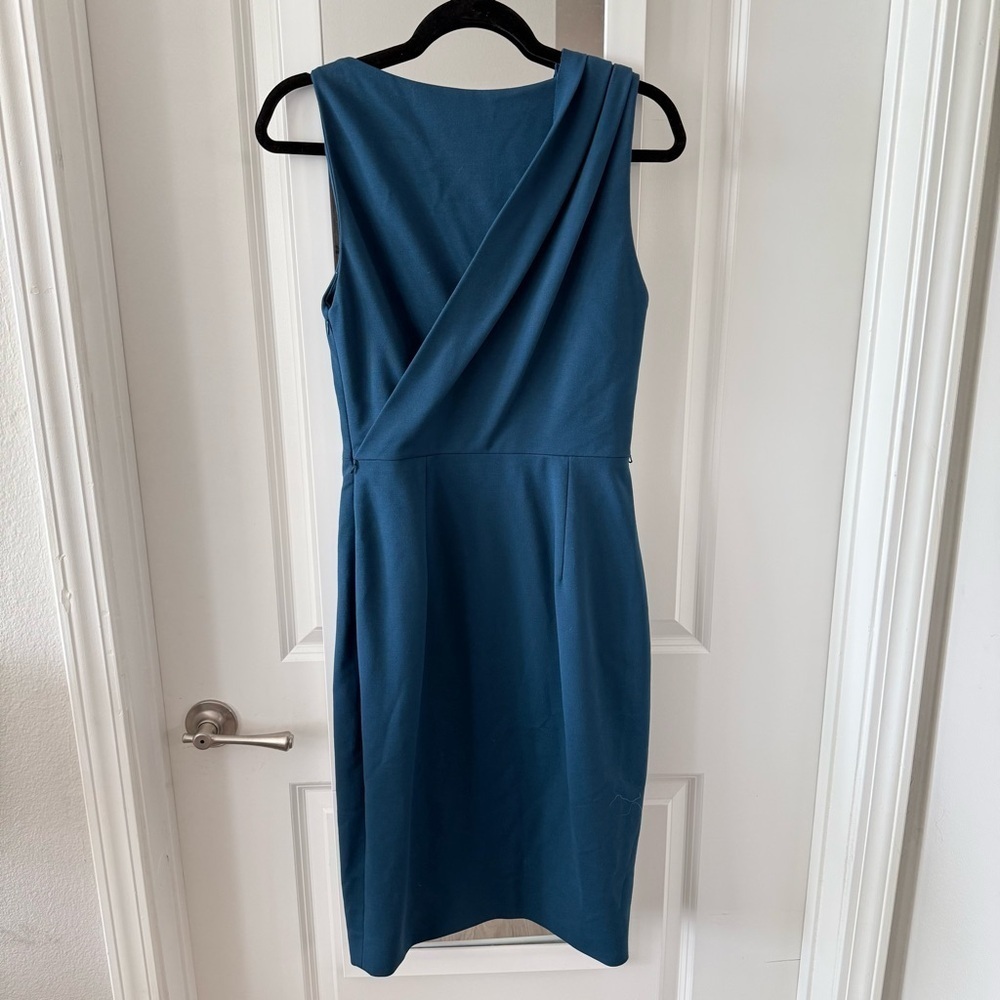 Jason Wu Draped Sleeveless Sheath Dress - Size 8 - Picture 5 of 7